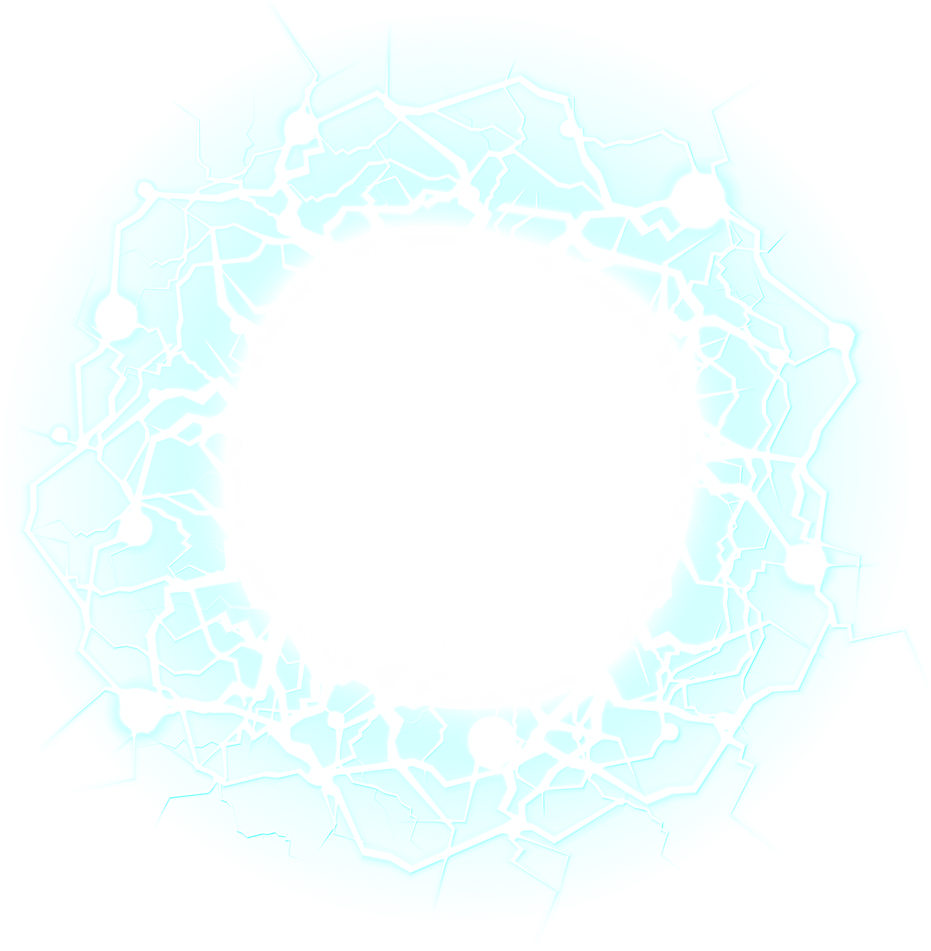 Glowing magic energy